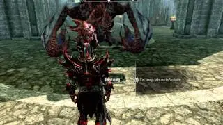 SPOILERS!!!!  The Elder Scrolls: Skyrim actually FLYING on the dragon Odahviing to Skuldofn!!