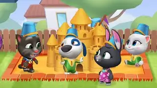 My Talking Tom Friends | Playground Sand & Santa Dress up Part 25 | IOS App & Android Games