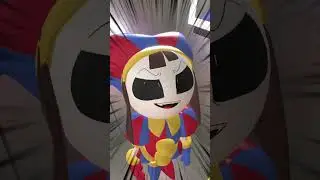 Pomni Monster & Jax in Elevator #theamazingdigitalcircus #jax #pomni
