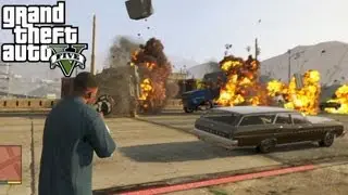 GTA 5: Grenade Launcher Location + Shooting Gameplay! Where To Find The Grenade Launcher (GTA V)