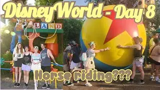 Disneyworld Day 8 - 🌹Horse riding, rollercoasters & Beauty and the Beast 🌹