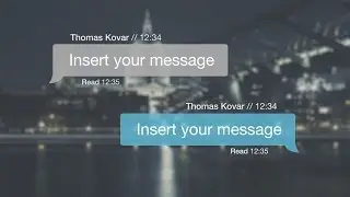 Text Message Kit for After Effects | Trailer