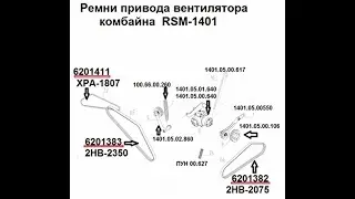 Ремни РСМ-1401