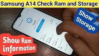 Samsung Galaxy A14 Check Ram and Storage