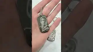 Металлические брелоки с фотогравировкой главного героя из сериала Слово пацана. #Пацанынеизвиняются