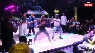 Les Danseurs de Serge Beynaud ZOTA et FALLON avec DENISA de Slovaqui et EVA Scherpernisse de Holland