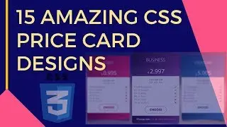 15 AMAZING CSS PRICE CARD DESIGNS
