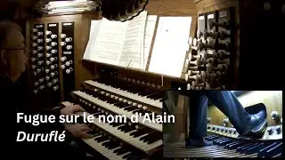 Duruflé Fugue sur le nom d'Alain