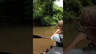 CHUNKY River Bass!! #fishing #riverfishing