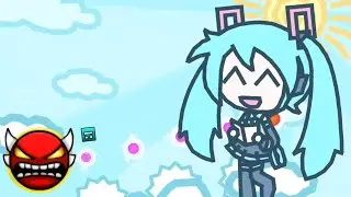 MikuMikuMikuMiku by OddMod - Geometry Dash - Insane Demon - All coins