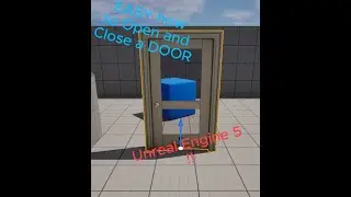EASY How To Open And Close A Door In Unreal Engine 5!!! NO BLUEPRINT INTERFACE!!