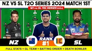 SL vs NZ , SL vs NZ Match 1ST T20  Prediction, Sri Lanka vs New Zealand Team