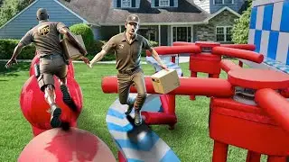 Delivery Man Ninja Warrior!