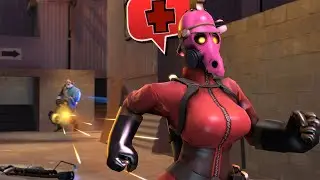 My Girlfriend Plays TF2 For The First Time!