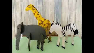 How to Make  DIY Cardboard Animals (Step by step)