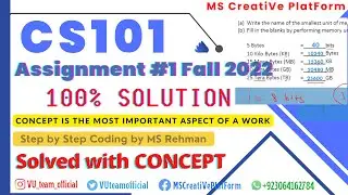 CS101 Assignment 1 solution 2022  ||  With Concept || Correct Solution💯|| 