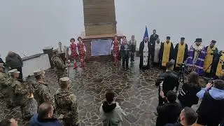 встановлення та посвячення малого герба держави Україна у Мукачеві