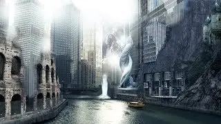 Photoshop cc - Manipulated images (las vegas) speed art