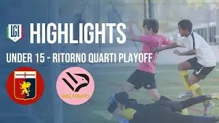 Highlights Genoa-Palermo U15 A-B, ritorno quarti playoff stagione 2023-24