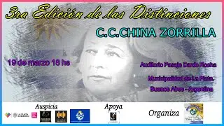3° ENTREGA DE LAS DISTINCIONES CHINA ZORRILLA - CLAVE DE FU