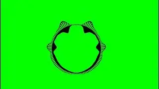 Green Screen Circle Audio Spectrum Visualizer 4K 2020 Green Sceen Template