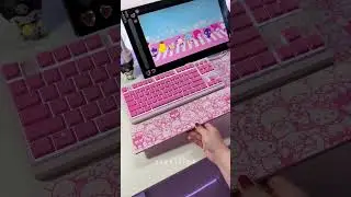 my 59th monthly themed battlestation! #Sanrio themed 💖🎀 #hellokitty #kuromi #kawaii #pcsetup
