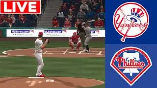 🔴LIVE 🔴Philadelphia Phillies vs New York Yankees/24/07/26/envivo /MLB THE SHOW 26