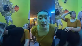 TANTE PULEN MONTOK LIVE GYM PART1