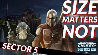 Galactic Conquest Sector 5 Boss Hard - Size Matters Not - Disintegrating Queen Amidala | SWGoH