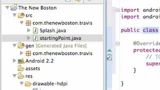 Android Application Development Tutorial   12   Setting up an Activity and Using SetContentView