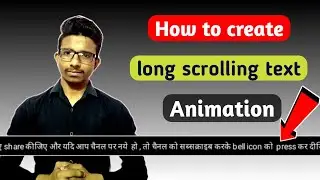 How to create scrolling text or moving text with kinemaster | scrolling text | moving text | 2020 |