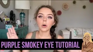 Purple Smokey Eye Tutorial!!!