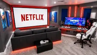 I Built The Ultimate $30,000 Gaming Theater Room!