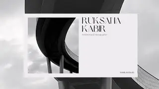 My Photography Portfolio Web Design Ad (Black and White)