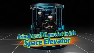 New Arrival VR Simulator 360° Rotation Virtual Reality Space Elevator Gaming
