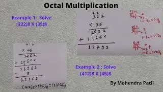 Octal Multiplication without converting to any other base