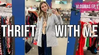 THRIFT WITH ME - Tips For Extreme Bargain Hunting, New boot goofin, Goodwill Haul Vlogmas Ep 1