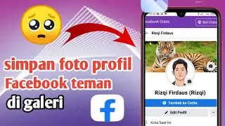 cara simpan foto profil Facebook ke galeri