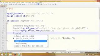 When Delete Data From Mysql To Delete also From Folder using Unlink PHP Tutorial-99(Hindi/Urdu)