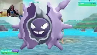 How to Beat the Cloyster Master Trainer @LV61 - Pokemon Lets Go