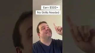Earn $500 Online NO SKILLS Required SO EASY #shorts