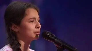 Laura Bretan  13 Year Old Opera Singer Gets the Golden Buzzer   America's Got Talent 2016 Auditions