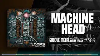 Groove Metal Drum Track / Machine Head Style / 150 bpm