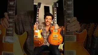 Gibson Les Paul Gold Top Vs Les Paul Burst #shorts