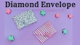 How to make Envelope | Diamond Envelope | Easy Origami Envelope