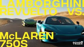 Lamborghini Revuelto vs. McLaren 750S Supercar Shootout on TRACK! — Performance Car of the Year