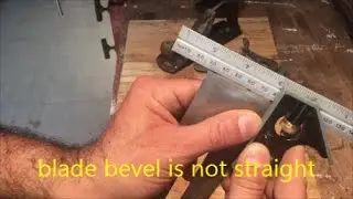 how to sharpen a hand plane blade