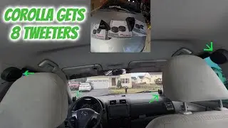 How To Install Tweeters in Your Car - Corolla 09-13 #diy #tweeter #speakers #corolla #youtube
