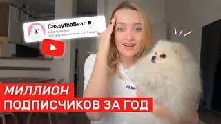 Как я набрала миллион подписчиков в ютубе ЗА ГОД?