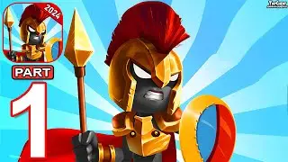 Stick Dynasty - Gameplay Walkthrough Part 1 StickWar Army Commander Tutorial - Android Gameplay